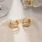Earedge - Chic Multi Layer Hoop Earrings