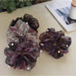 Gifty - Polyester Organza Printed Scrunchie