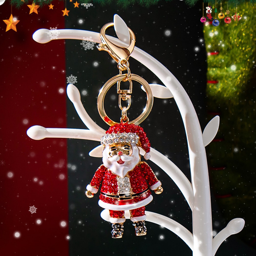 Keypus - Smiling Santa Claus Christmas Keychain