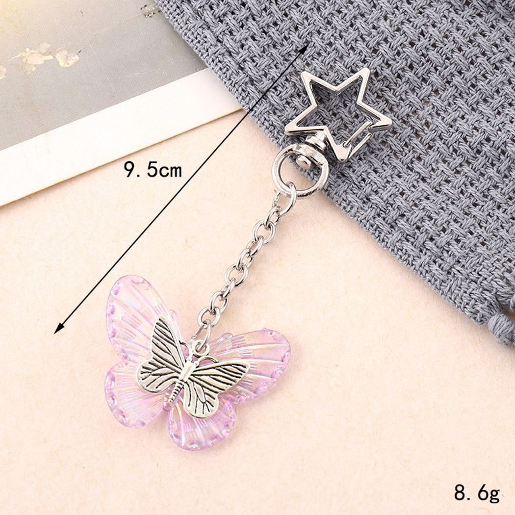 Keypus - Decorative Bow Star and Butterfly Keychain