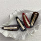 Beau - Solid Color Triangle Hair Clip