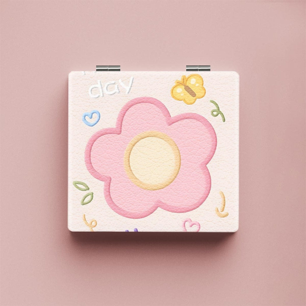Mirroray - Cartoon Pattern Folding Compact Makeup Mirror