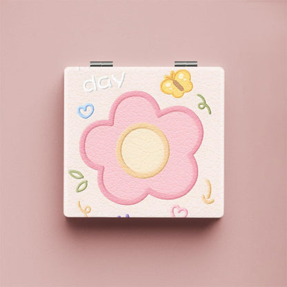 Mirroray - Cartoon Pattern Folding Compact Makeup Mirror