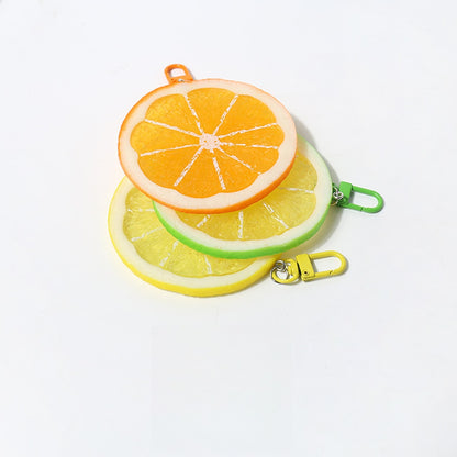 Keypus - Playful Lemon Orange Citrus Keychain