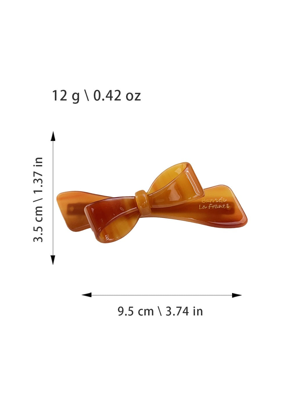 Beau - Adorable Asymmetrical Bow Hair Clips