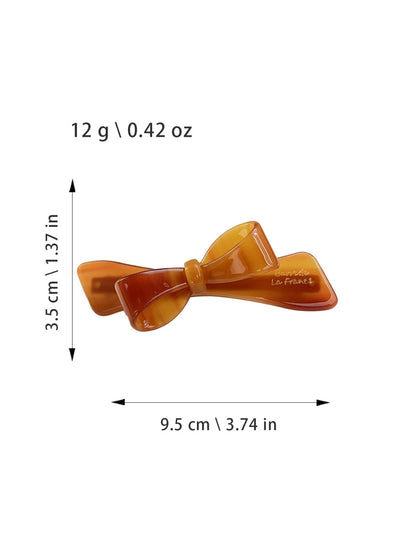 Beau - Adorable Asymmetrical Bow Hair Clips