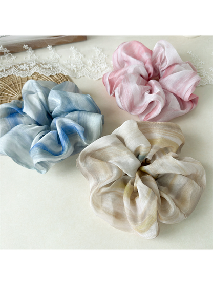 Gifty - Fresh Style Large Gathered Hair Scrunchie