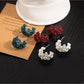 Earedge - Floral Pleat Premium Earrings
