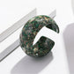 Lovra vintage ombre open cuff bracelet displayed with soft lighting emphasizing ombre effect