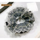 Gifty - Lace Trim Checkered Scrunchie for Women