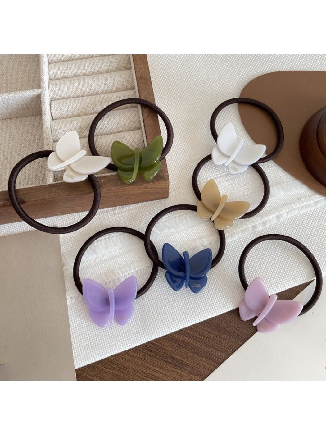Gifty - Pretty Butterfly Acetate Hair Tie