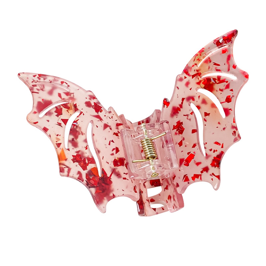 Beau - Halloween Bright Bat Wing Design Claw Clip