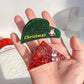 Beau - Christmas Theme Glitter Heart Claw Clip