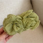 Beau - Elegant Rose Shaped Banana Clip