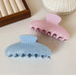 Beau - Geometric Striped Curved Hair Styling Claw Clip