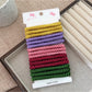 Gifty - Minimalist Braided Hair Ties Set Thick Scrunchies