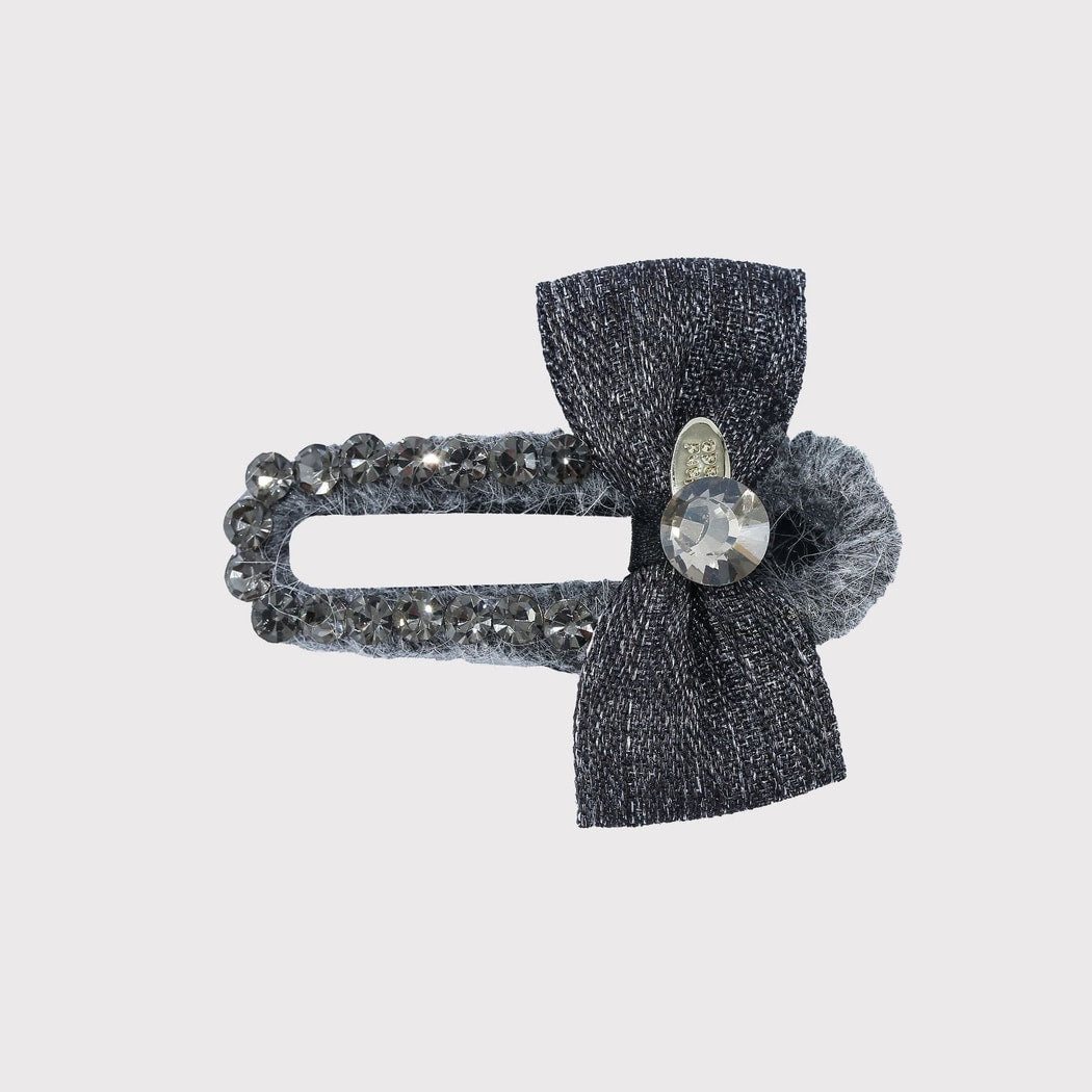 Beau - Modern Style Bow Accent Hair Clip
