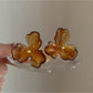 Earedge - Vintage Amber Flower Earrings