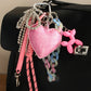 Keypus - Heart and Cord Decorative Bag Charm Keychain