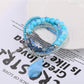 Detailed shot of Lovra bracelet beads with mixed colors and vintage style