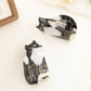 Beau - Adorable Black Kitten Hair Claw Clip