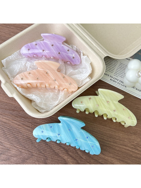Beau - Macaron Half Moon Hair Claw Clip