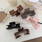 Beau - Geometric Square Cutout Plastic Claw Clip