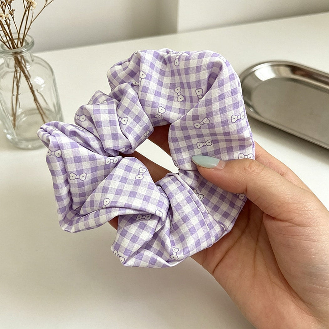 Gifty - Sweet Style Patterned Ponytail Hair Scrunchie