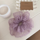 Gifty - Mesh Ruffle Beaded Detail Hair Scrunchie