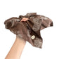 Gifty - Retro Fashionable Paisley Print Square Scrunchie