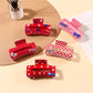 Beau - Red Tone Claw Clip