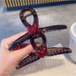 Beau - Vintage Crisscross Heart Hair Claw