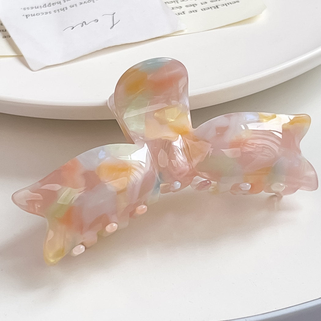 Beau - Elegant Bow Shape Acetate Hair Claw Clip