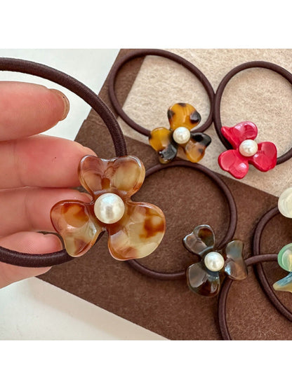 Gifty - Acetate Flower Shaped Hair Tie