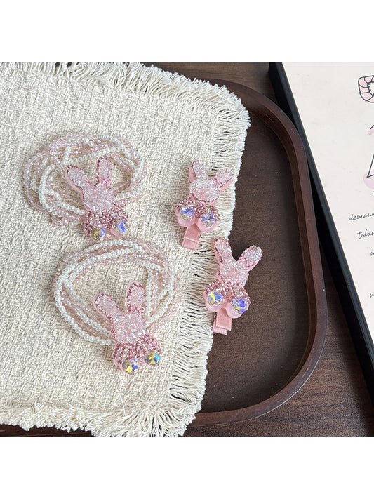 Beau - Cartoon Rabbit Side Bangs Decorative Hair Clip