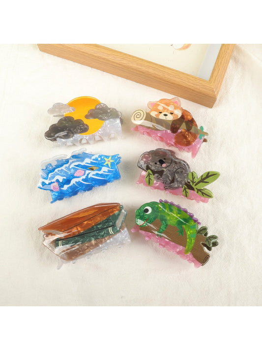 Beau - Cartoon Pattern Hair Clip
