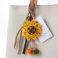 Keypus - Elegant Yellow Sunflower Keychain