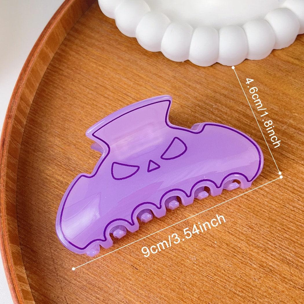 Beau - Halloween Pumpkin Face Claw Clip