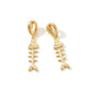 Earedge - Novelty Fish Skeleton Drop Dangle Earrings