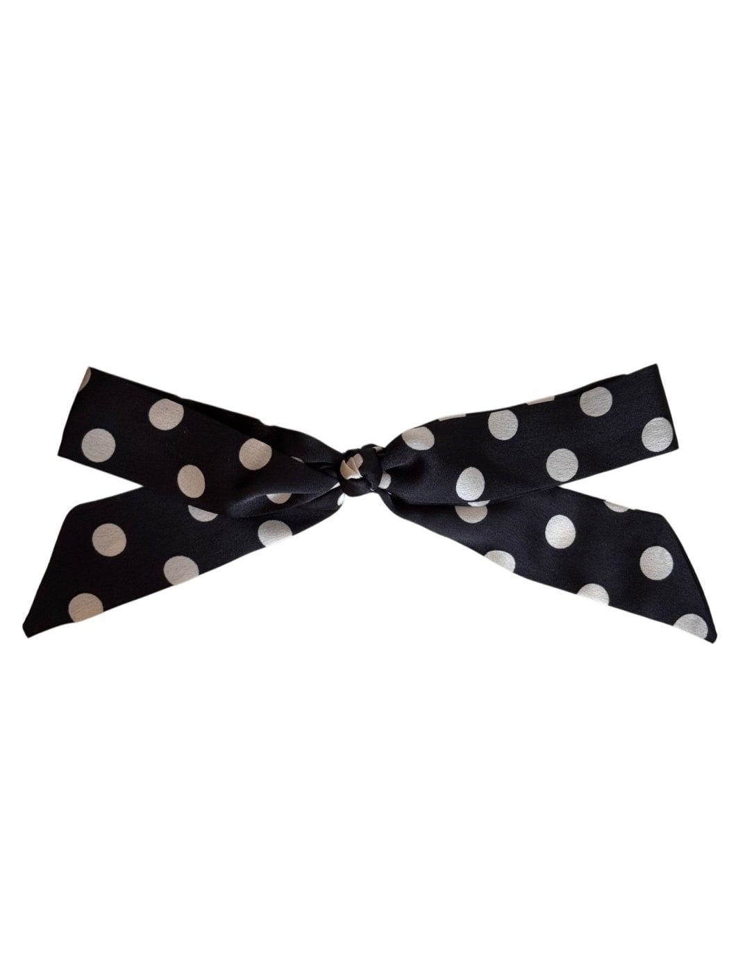 Beau - Long Tail Polka Dot Decorative Bow Hair Clip