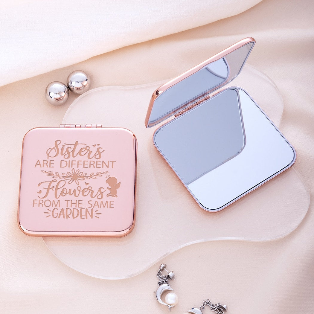Mirroray - Portable Folding Alloy Frame Makeup Mirror