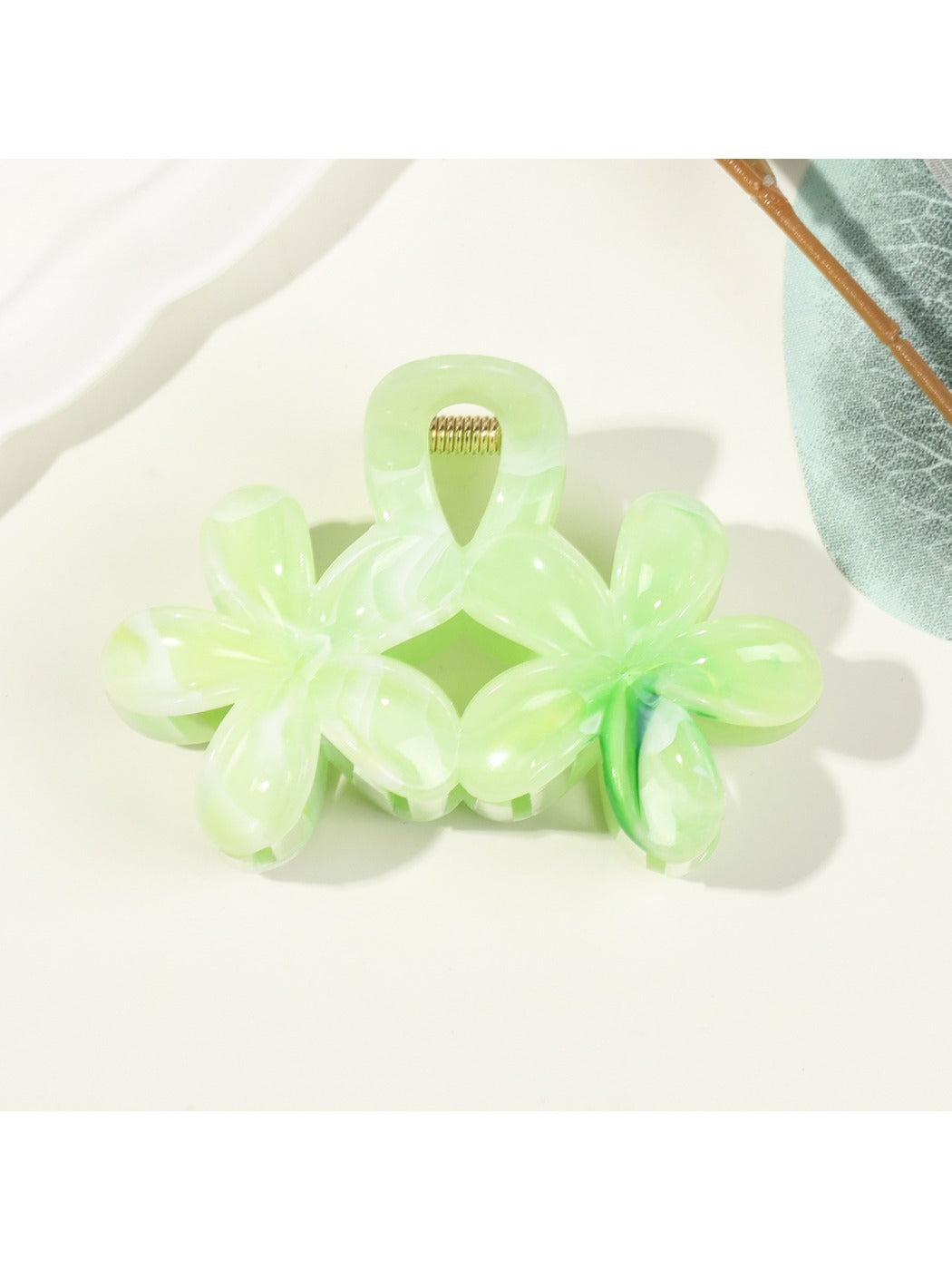 Beau - Double Flower Hair Clip