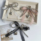 Keypus - Lace Bow Heart Pendant Bag Charm Keychain