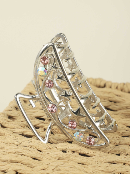 Beau - Star Detail Crescent Claw Hair Clip