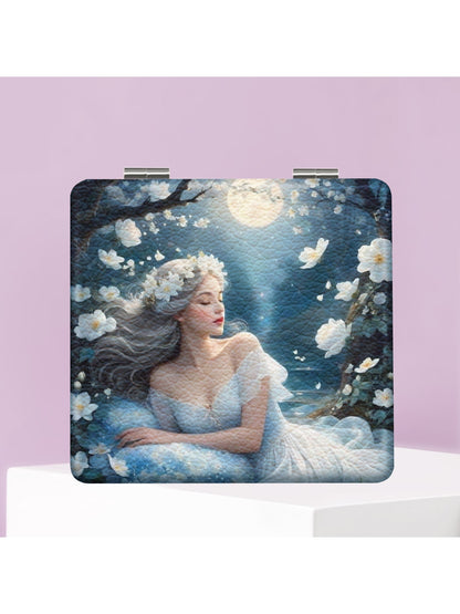 Mirroray - Foldable Beauty Print Portable Makeup Mirror