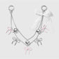 Keypus - Y2K Bow Heart Star Lace Bag Charm Keychain