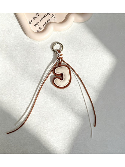 Keypus - Modern Minimalist Letter Bag Charm Keychain