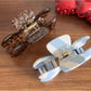 Beau 3D Bow Acetate Hair Claw Clip Vintage color options including Pink, Black, Red