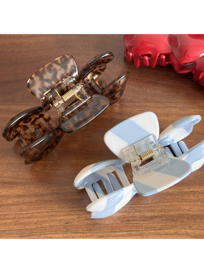 Beau - 3D Bow Acetate Hair Claw Clip Vintage