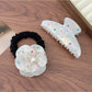 Beau - Chic Flower Scrunchie Claw Clip